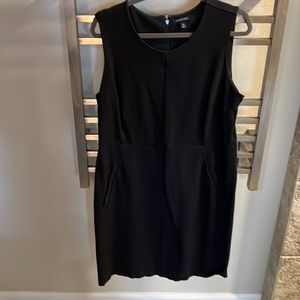 Black sheath dress